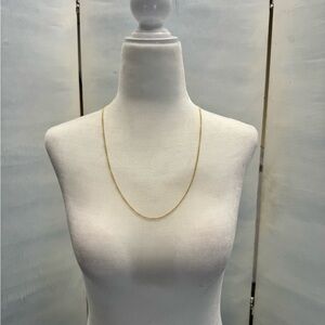 Gold plated Iron Chain Necklace